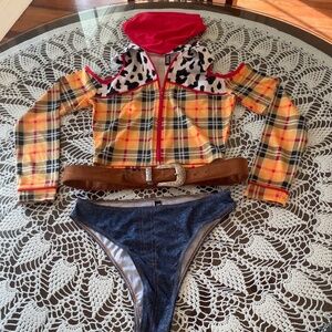 Forplay cowgirl costume  sz Small, NWOT